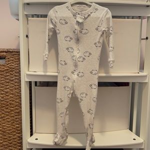 Baby gap footed organic cotton pijamas